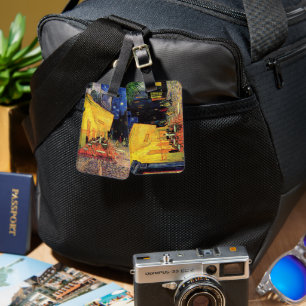 Café Terrace at Night by Vincent van Gogh Gepäckanhänger