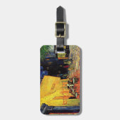 Café Terrace at Night by Vincent van Gogh Gepäckanhänger (Vorderseite vertikal)