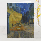 Café Terrace at Night by Vincent van Gogh Karte (Gelbe Blume)