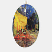 Café Terrace at Night by Vincent van Gogh Keramik Ornament (Links)