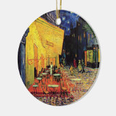 Café Terrace at Night by Vincent van Gogh Keramik Ornament (Links)