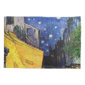 Café Terrace at Night by Vincent van Gogh Kissenbezug (Rückseite)