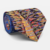 Café Terrace at Night by Vincent van Gogh Krawatte (Gerollt)