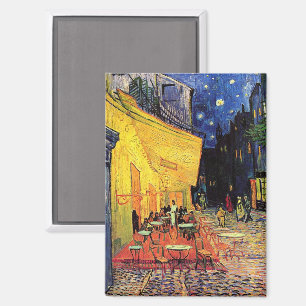 Café Terrace at Night by Vincent van Gogh Magnet