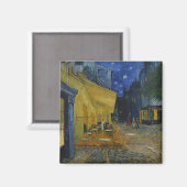 Café Terrace at Night by Vincent van Gogh Magnet (Vorderseite/Rückseite)