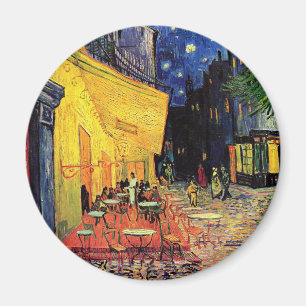 Café Terrace at Night by Vincent van Gogh Magnet