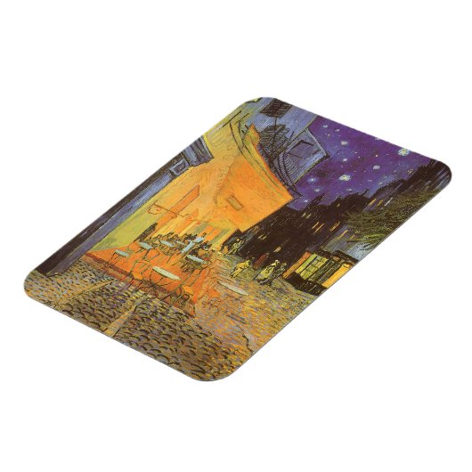 Café Terrace at Night by Vincent van Gogh Magnet (Linke Seite)