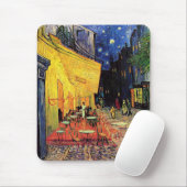 Café Terrace at Night by Vincent van Gogh Mousepad (Mit Mouse)