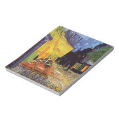 Café Terrace at Night by Vincent Van Gogh Notizblock (Rotiert)
