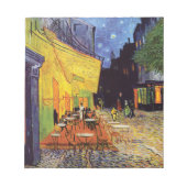 Café Terrace at Night by Vincent Van Gogh Notizblock (Vorderseite)