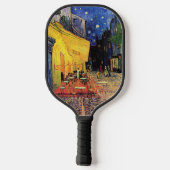Café Terrace at Night by Vincent van Gogh Pickleball Schläger (Rückseite)