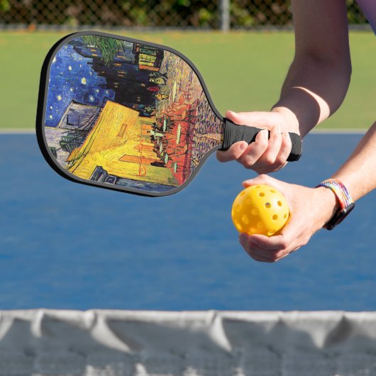Café Terrace at Night by Vincent van Gogh Pickleball Schläger (InSitu)