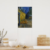 Café Terrace at Night by Vincent van Gogh Poster (Küche)