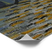 Café Terrace at Night by Vincent van Gogh Poster (Ecke)