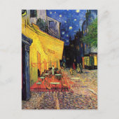 Café Terrace at Night by Vincent van Gogh Postkarte (Vorderseite)