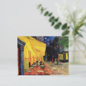 Café Terrace at Night by Vincent van Gogh Postkarte (Stehend Vorderseite)