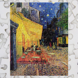 Café Terrace at Night by Vincent van Gogh Puzzle