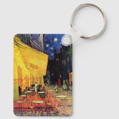 Café Terrace at Night by Vincent van Gogh Schlüsselanhänger (Rückseite)