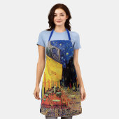 Café Terrace at Night by Vincent van Gogh Schürze (Getragen)