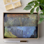 Café Terrace at Night by Vincent Van Gogh  Seidenpapier (Geschenk)