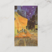 Café Terrace at Night by Vincent van Gogh Visitenkarte (Rückseite)
