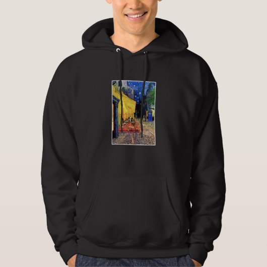 Cafe Terrace at Night Doctor Visit Hoodie (Vorderseite)