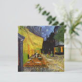 Café Terrace at Night Van Gogh Karte (Stehend Vorderseite)