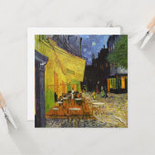 Café Terrace at Night Van Gogh Karte (Vorderseite/Rückseite Beispiel)