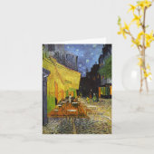 Café Terrace at Night Van Gogh Karte (Gelbe Blume)