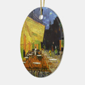 Café Terrace at Night Van Gogh Keramikornament (Links)