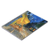 Café Terrace at Night Van Gogh Notebook Notizblock (Linke Seite)