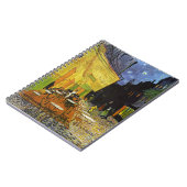 Café Terrace at Night Van Gogh Notizblock (Linke Seite)