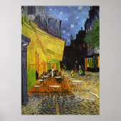 Café Terrace at Night Van Gogh Poster (Vorne)