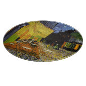 Café Terrace at Night Van Gogh Schneidebrett (Ecke)