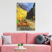 Café Terrace at Night Van Gogh Wrapped Canvas Leinwanddruck (Insitu (Wohnzimmer))