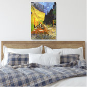 Café Terrace at Night Van Gogh Wrapped Canvas Leinwanddruck (Insitu (Schlafzimmer))