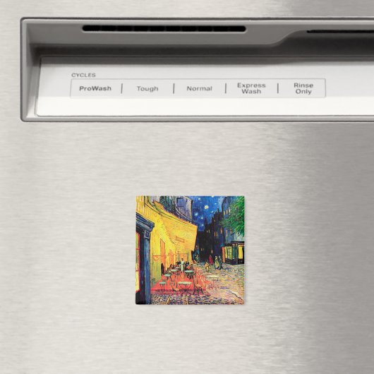 Cafe Terrace at Night, Vincent van Gogh, 1888 Magnet (In Situ (Geschirrspüler))