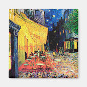 Cafe Terrace at Night, Vincent van Gogh, 1888 Magnet (Vorne)
