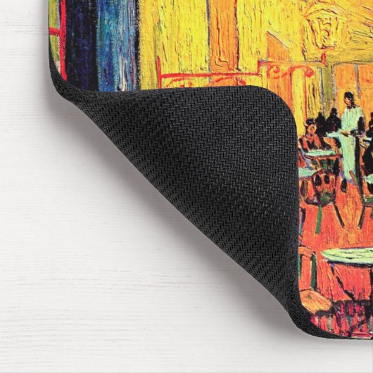 Cafe Terrace at Night, Vincent van Gogh, 1888 Mousepad (Ecke)