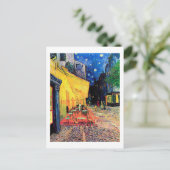 Cafe Terrace at Night, Vincent van Gogh, 1888 Postkarte (Stehend Vorderseite)