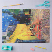 Cafe Terrace at Night, Vincent van Gogh, 1888 Seidenpapier (Basteln)