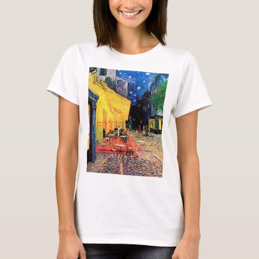 Cafe Terrace at Night, Vincent van Gogh, 1888 T-Shirt (Vorderseite)