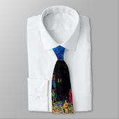 Cafe Terrace at Night, Vincent van Gogh Krawatte (Gebunden)