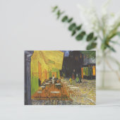 Café Terrace at Night - Vincent Van Gogh Postkarte (Stehend Vorderseite)