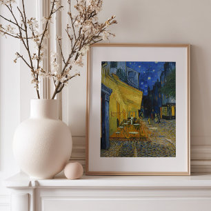 Cafe Terrace bei Nacht Vincent van Gogh Poster