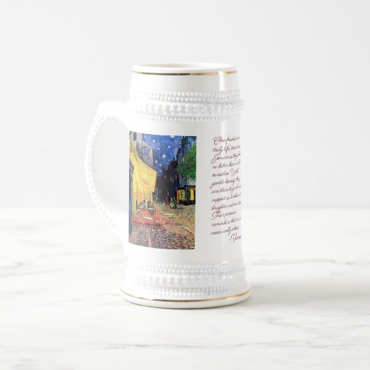 Café Terrace Bierglas (Vorderseite Links)