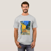 Cafe Terrace Kunst-Malerei von Vincent van Gogh T-Shirt (Vorne ganz)