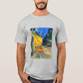 Cafe Terrace Kunst-Malerei von Vincent van Gogh T-Shirt (Vorderseite)