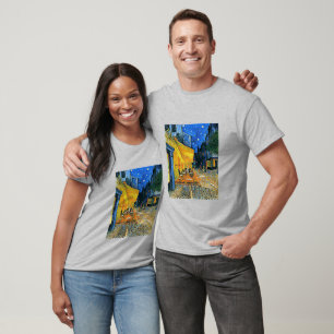 Cafe Terrace Kunst-Malerei von Vincent van Gogh T-Shirt