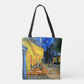 Cafe Terrace Kunst-Malerei von Vincent van Gogh Tasche (Rückseite)